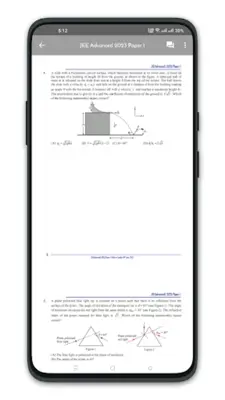 JEE Advanced Solved Papers android App screenshot 1