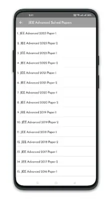 JEE Advanced Solved Papers android App screenshot 4