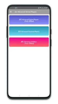 JEE Advanced Solved Papers android App screenshot 5